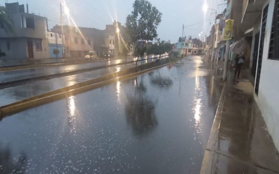 Áncash: dan alerta de  lluvias de moderada a fuerte intensidad en la zona costa de la región