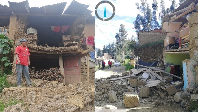 Viviendas colapsan debido a lluvias intensas en Independencia y Huayllán en Áncash