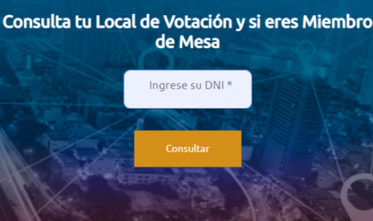 Consulta aquí dónde se ubica tu local de votación