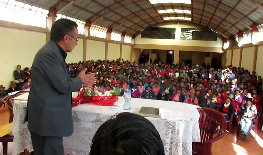 Director inaugura primer curso taller de trabajo institucional  en la provincia Carlos Fermin Fitzcarrald