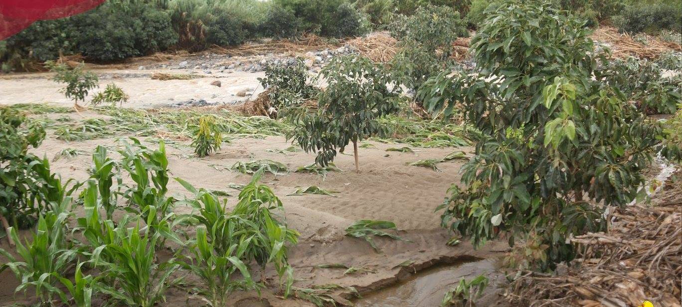  Más de 4 mil pobladores de Macate están afectados por lluvias