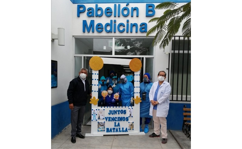 Madre de familia es la paciente número 825 que vence al covid-19 en EsSalud Áncash