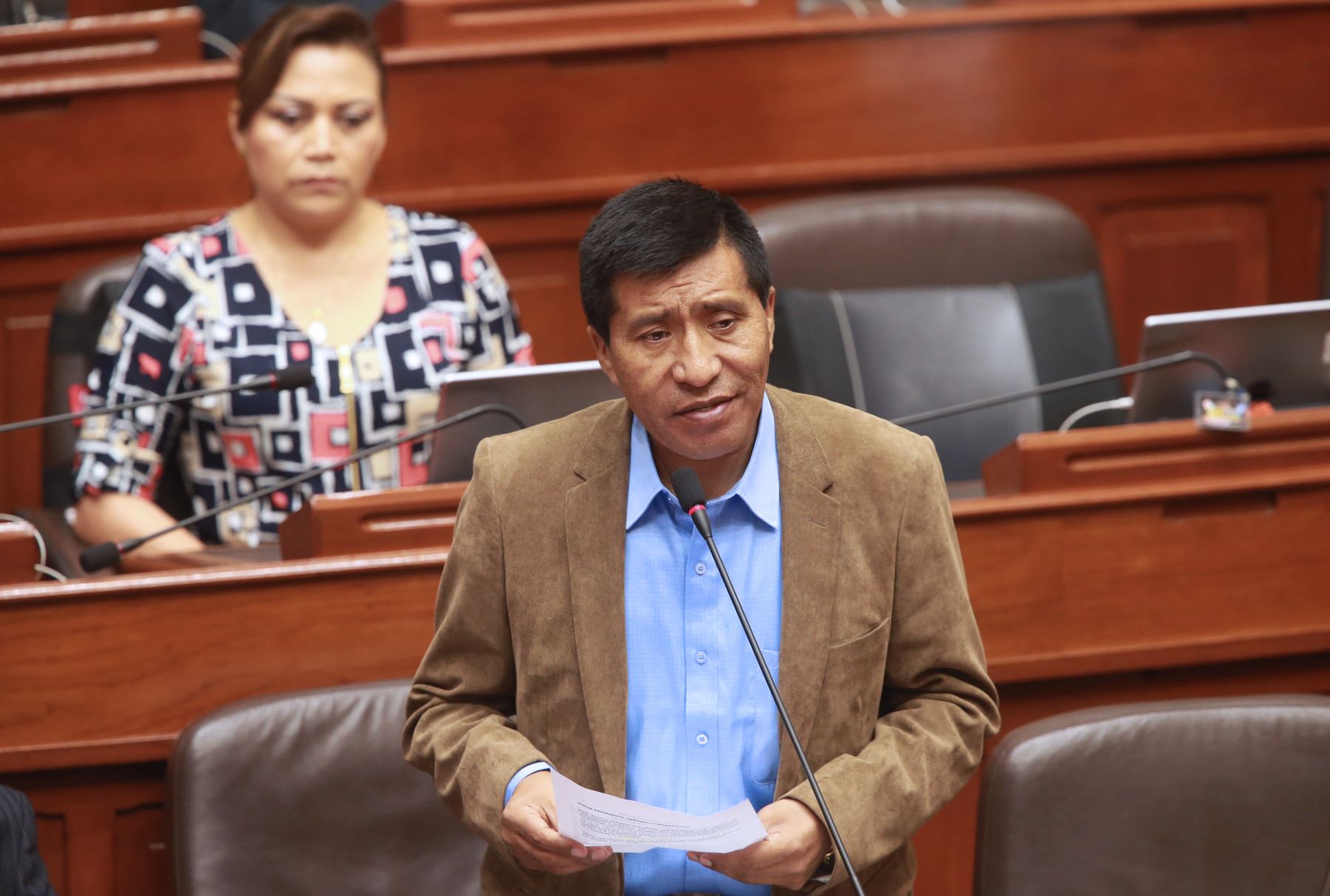 Mamani no asistió a Comisión de Levantamiento de Inmunidad del Congreso