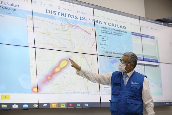 Chimbote: “Mapa de Calor” de EsSalud revela distritos con mayor foco de contagio