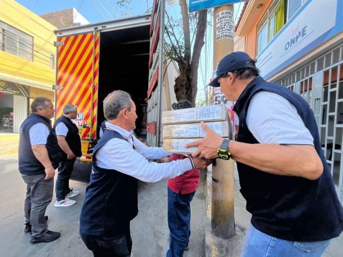 ODPE Huaura recibe material electoral para comicios del 30 de noviembre  