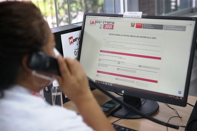 El 25 de enero se iniciará proceso de matrícula escolar a nivel nacional