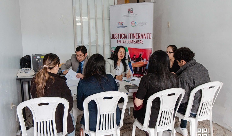 Jueza dicta 12 medidas de protección en audiencias realizadas en comisaría de Huaraz
