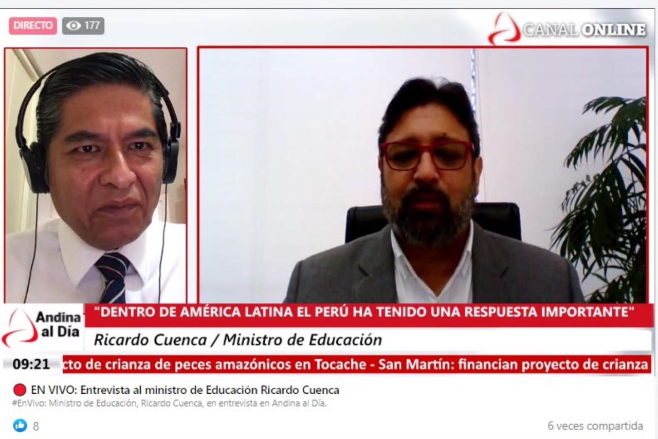 Minedu: “Año escolar termina en diciembre, pero continúa en términos pedagógicos”