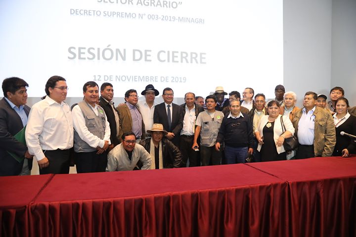 Ministro de Agricultura presentó acuerdos con gremios agrarios del país