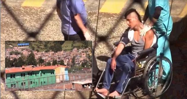 Huaraz: violento motín en penal dejó como saldo 8 reclusos y 10 agentes del INPE heridos