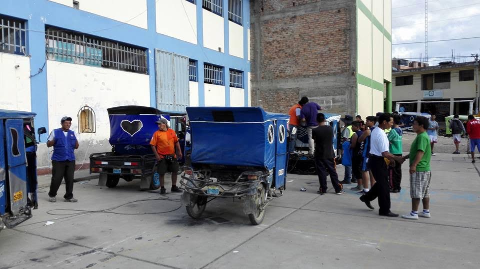 Municipio de Yungay inicia campaña de enumeración de mototaxis