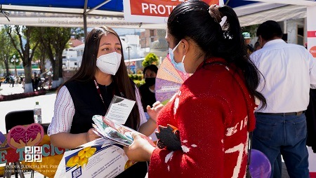 Módulo Penal de la Corte de Justicia de Áncash desarrolló feria informativa 