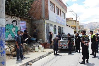 Huaraz:  disponen clausura y tapiado de insalubre “ chichería” ubicada cerca a colegios 