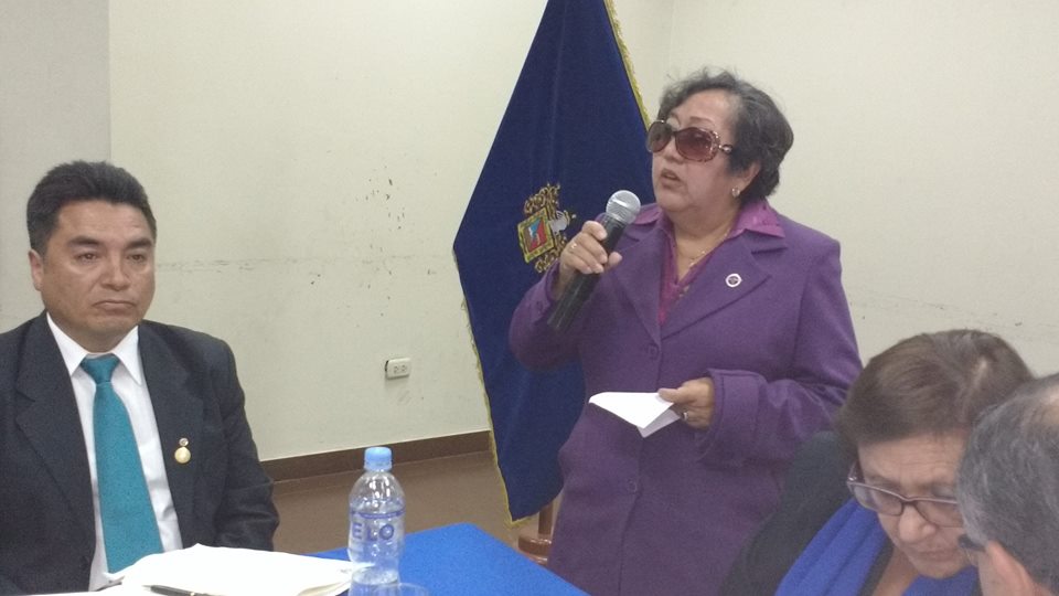 Escritora Nelly Villanueva expuso pedido de colocar nombre de Lombardo Mautino al Centro Cultural de Huaraz