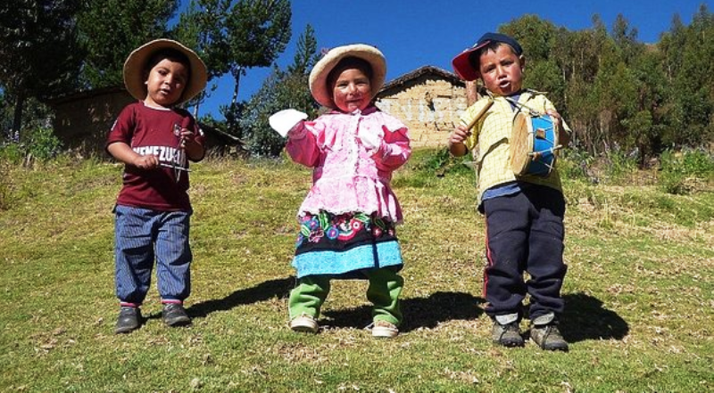 Niños ancashinos se vuelven “virales” con video musical folclórico