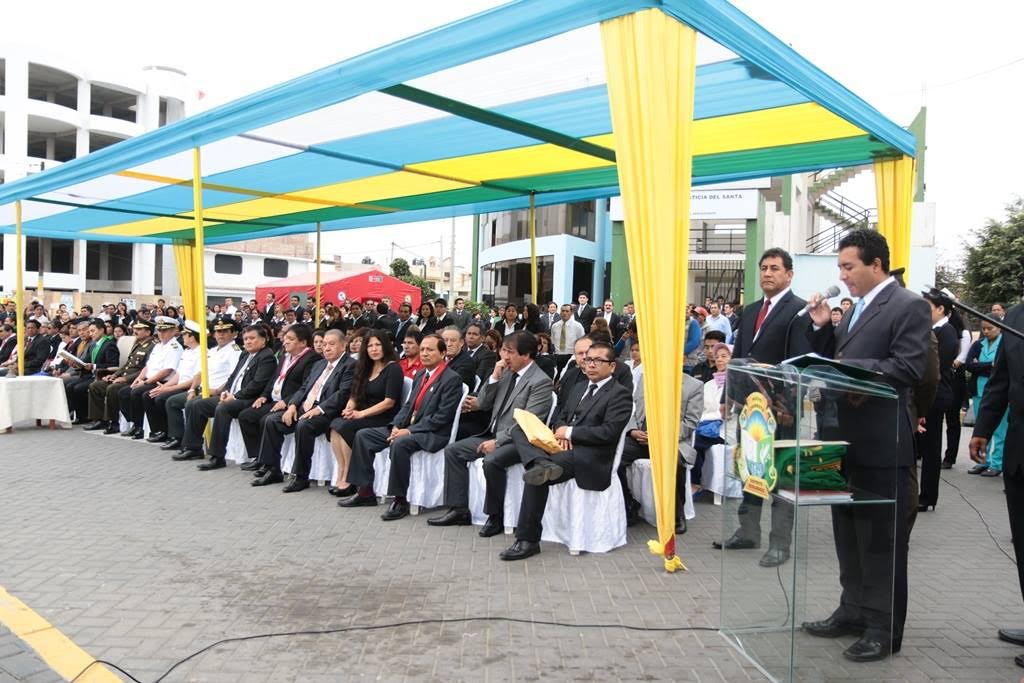 Nuevo Chimbote celebró día central por su 22° aniversario de creación política