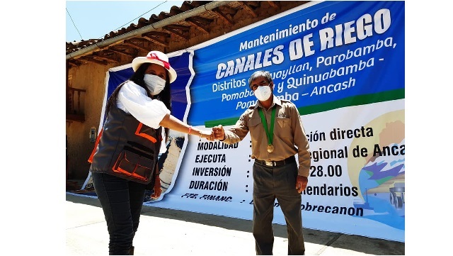 Áncash: inician mantenimiento de 31 kilómetros de canales por más de 1 millón de soles en Pomabamba