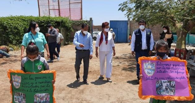 Inician reconstrucción de colegio en Casma cuyas estructuras tenían más de 50 años de antigüedad