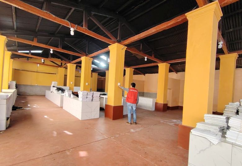 Cambio de techo del mercado municipal de Aija pondría en riesgo mejoramiento realizado por cerca de S/ 200 mil