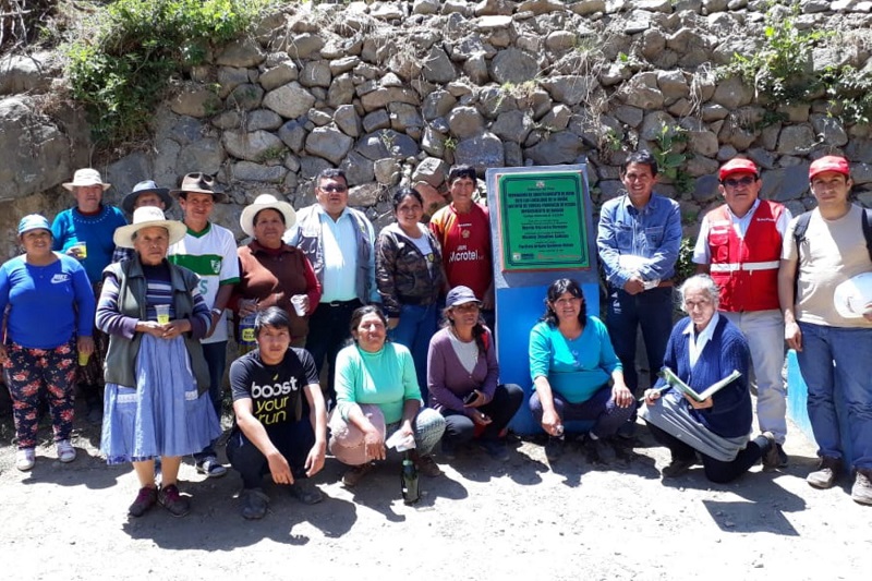 Ocros: inauguran obras de reconstrucción en el distrito de Congas