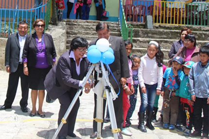 Huaraz: inician construcción de cerco y veredas en I.E.  Nº 420-5 “María Belenita”