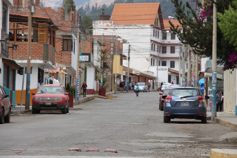 Huaraz: inician obra de mejoramiento del jirón Amadeo Figueroa
