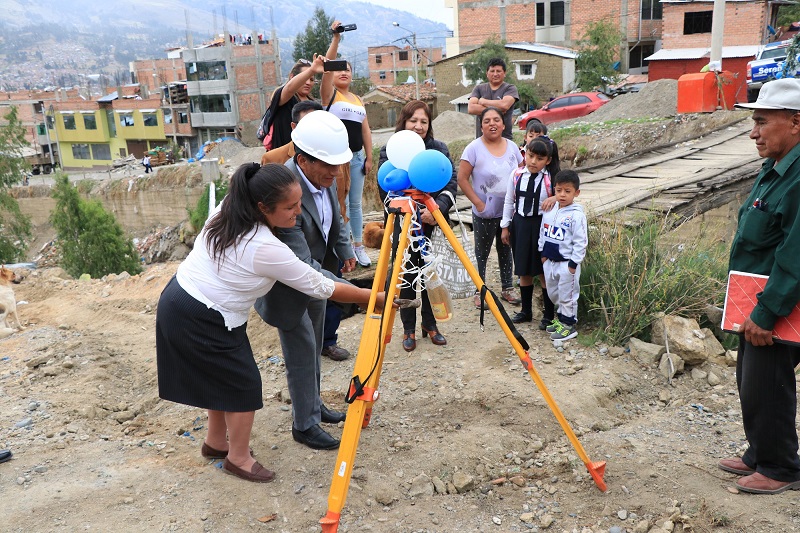 Huaraz: inician mantenimiento del puente peatonal Túpac Amaru en Pedregal Alto