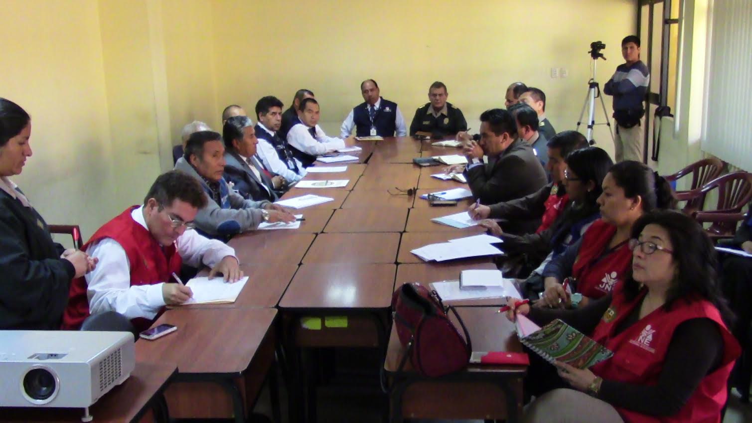  ODPE Huaraz: Autoridades se reúnen para coordinar acciones para la segunda vuelta