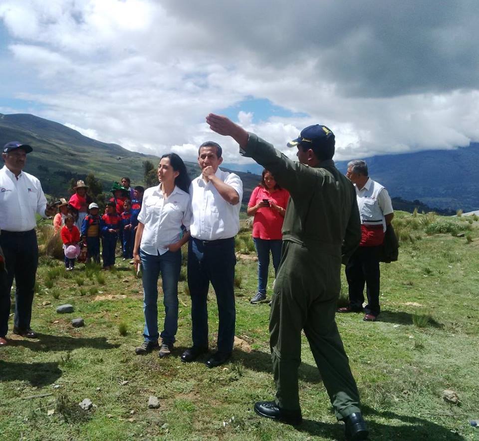 Áncash: Presidente de la República Ollanta Humala y primera dama Nadime Heredia visitaron la provincia de Aija