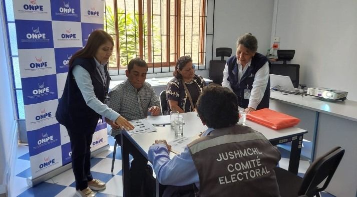 Onpe brinda asistencia técnica a las Juntas de Usuarios de Agua en Huaraz