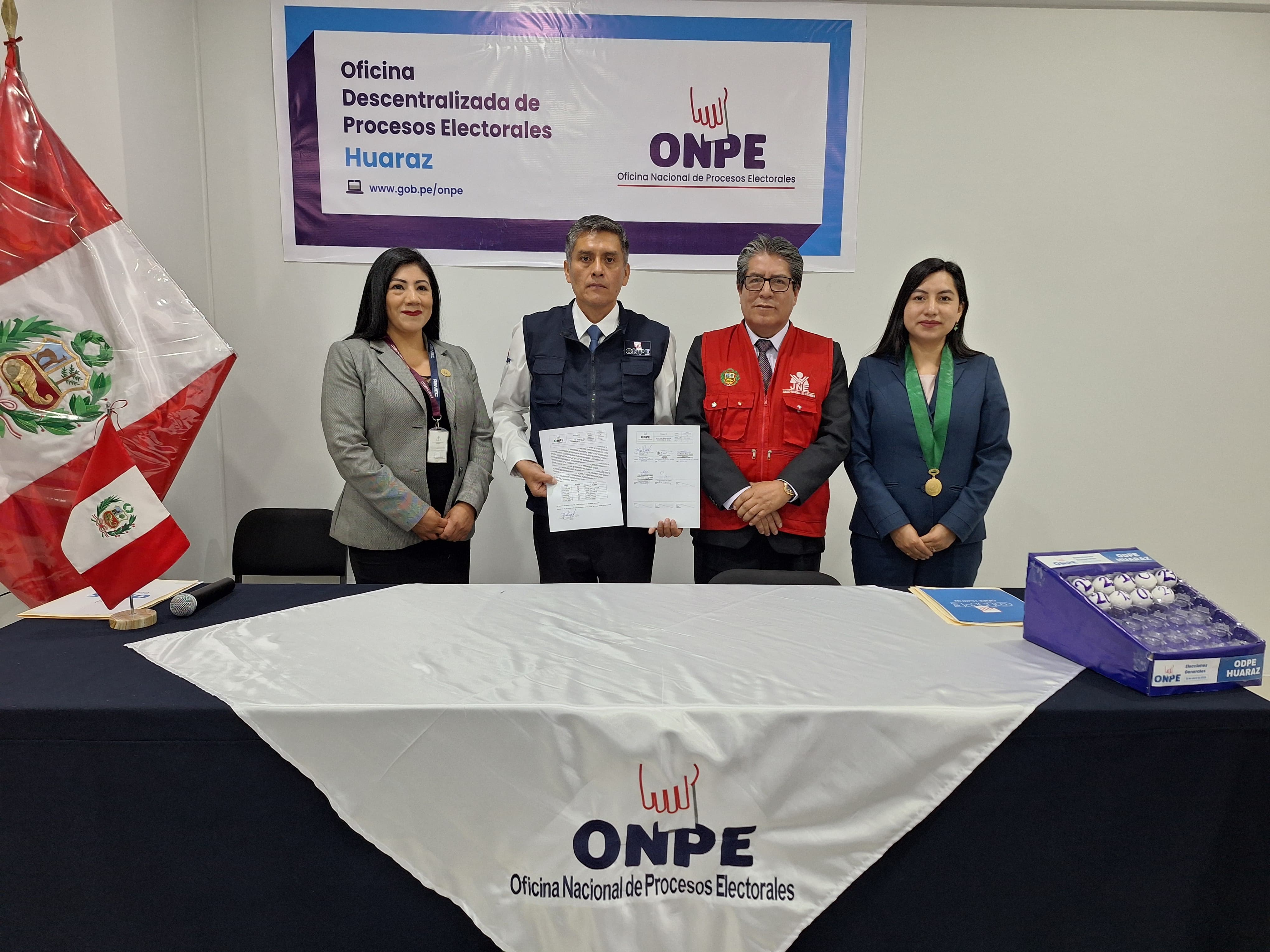 ODPE Huaraz eligió  más de 5 mil miembros de mesa para las Elecciones Generales 