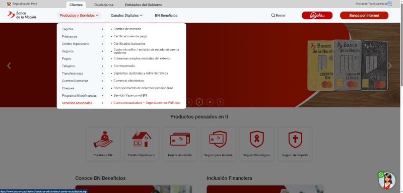 ONPE recuerda a las organizaciones políticas que pueden abrir cuentas bancarias en el Banco de la Nación