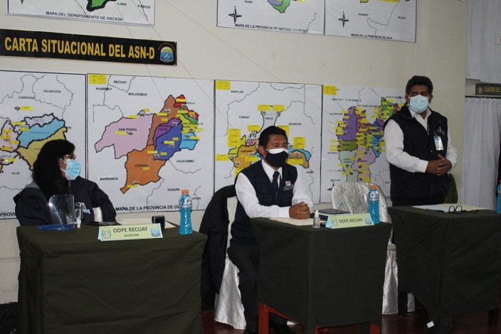 Odpe Recuay coordina medidas de seguridad para la Segunda Elección Presidencial