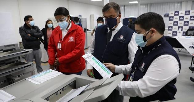 Onpe imprimirá más de 600 modelos de cédulas de sufragio para las elecciones internas