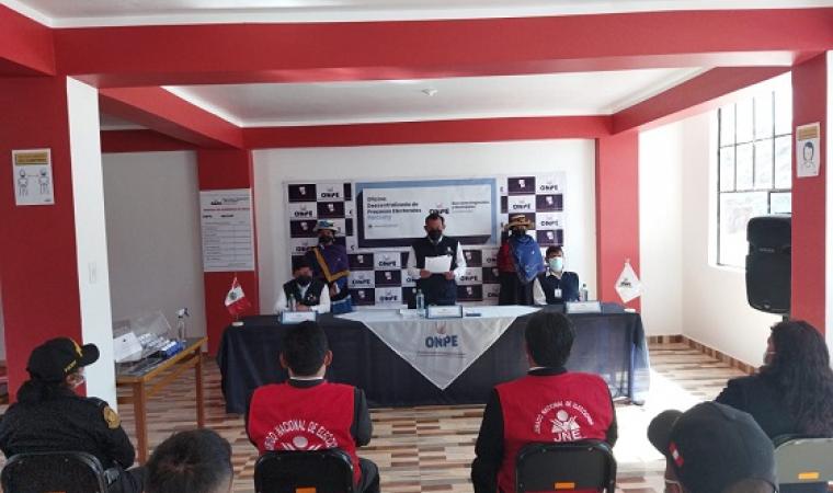 ODPE Recuay insta a cumplir los protocolos de seguridad y prevención contra el covid-19