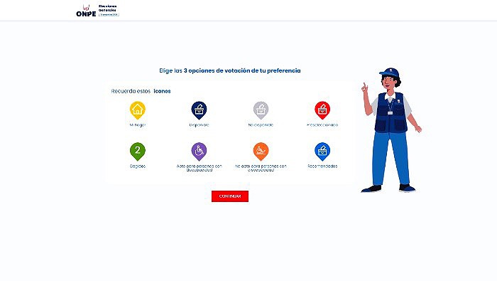 Más de un millón de peruanos eligió sus tres opciones de locales de votación para las Elecciones del 2026