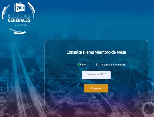 Consulta aquí si fuiste elegido miembro de mesa para elecciones del 11 de abril