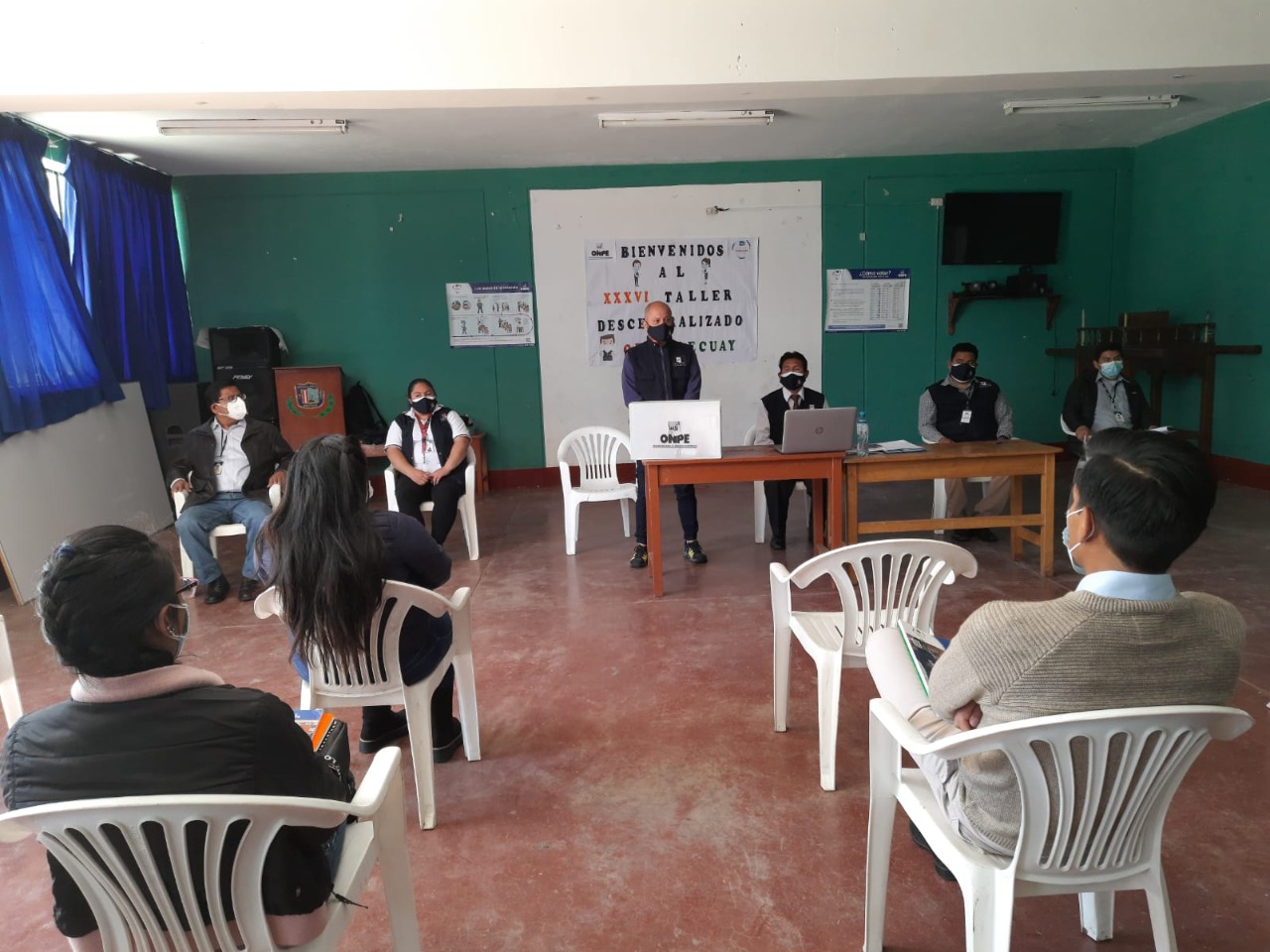 ODPE de Recuay inicia capacitaciones a 27 coordinadores de local de votación