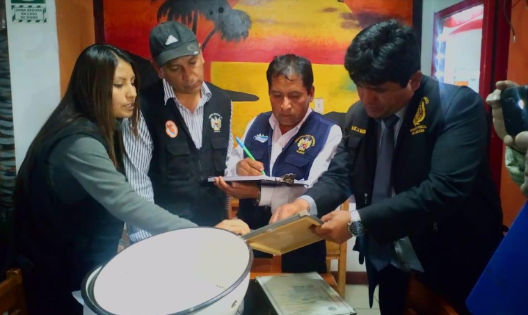 En intervención multisectorial clausuran restaurante - cevichería en Huaraz