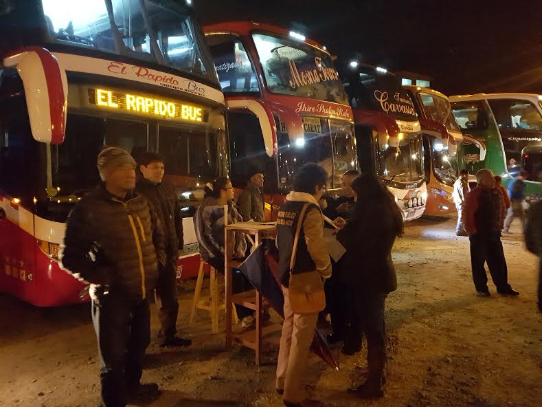 Huaraz: realizan operativos en empresas de transportes buscando casos de trata de menores
