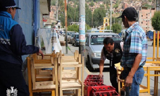 Huaraz: municipalidad intervino comercios que funcionaban como cantinas