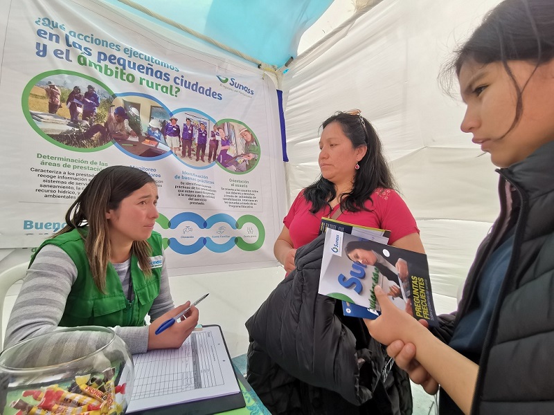 Sunass orientó a más de 2,500 usuarios de servicios de saneamiento en Áncash