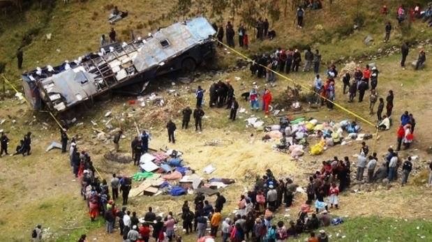 Identifican a los fallecidos en el accidente de Pachapaqui en la provincia de Bolognesi