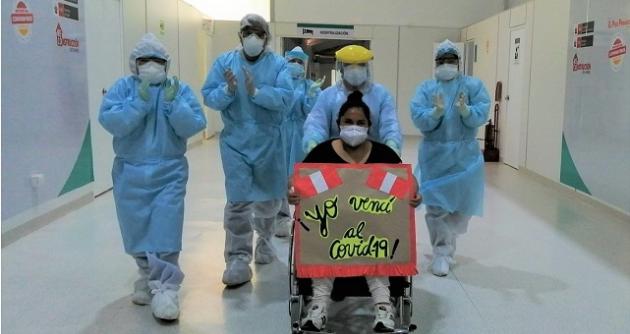 Más de 130 pacientes vencieron el covid-19 en hospital temporal Rosas Pampa de Huaraz