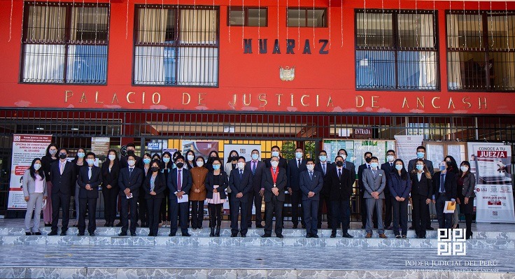 Corte de Áncash recibe a universitarios que participarán en programa Secigra 2022