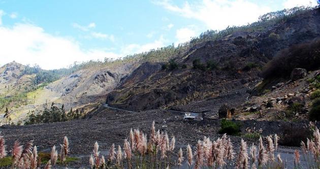 Lluvias torrenciales ocasionan deslizamiento en Pallasca