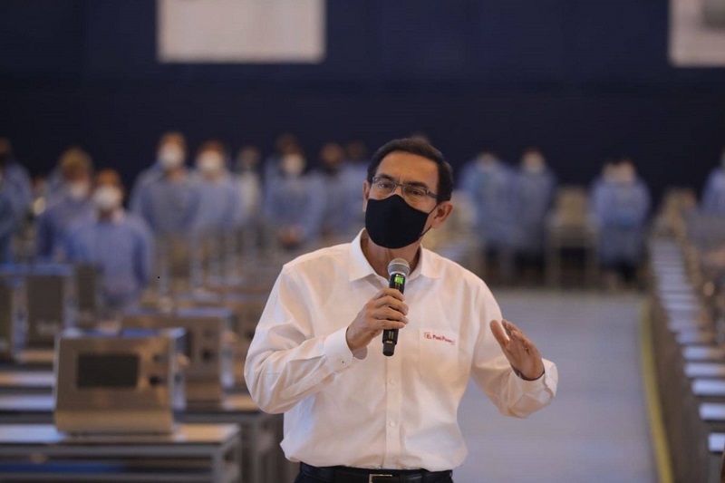 Vizcarra: “Pandemia está en retroceso pero debemos mantener los cuidados”