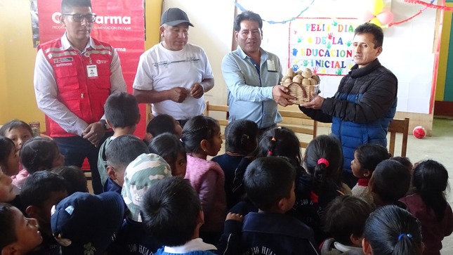 Áncash: Qali Warma y Municipalidad de Olleros promueven entrega de papa para consumo de escolares