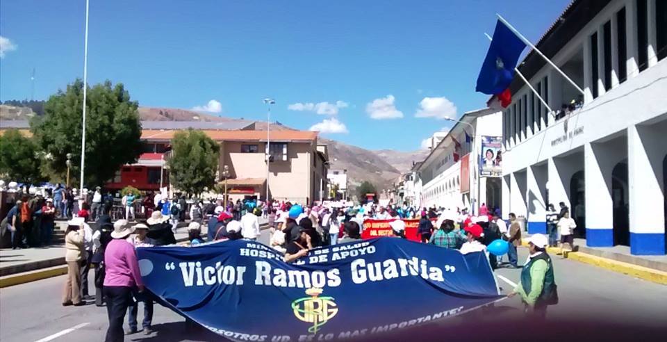  En segundo día de paro solo habrá concentración en Plaza de Armas de Huaraz