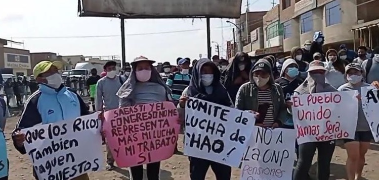 La Libertad: adolescente y joven fallecen durante protesta de agrarios en Virú y Chao